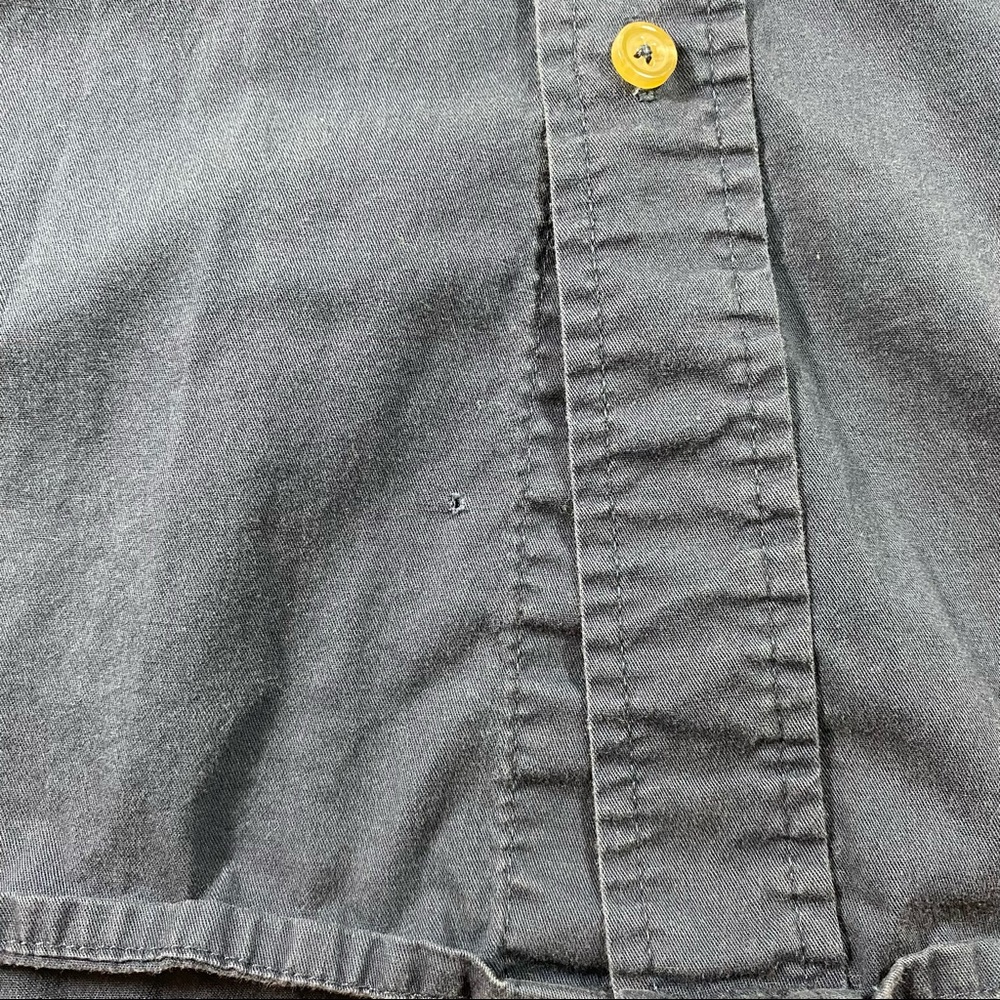 Wrangler Men’s Button Down Shirt XLG Blue Short Sleeve Casual Button Down Shirt - Picture 5 of 7